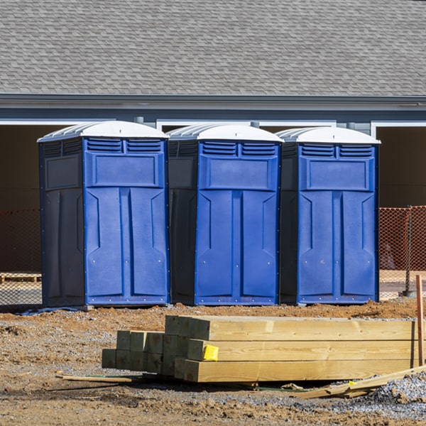 what is the cost difference between standard and deluxe porta potty rentals in Wallaceton Pennsylvania